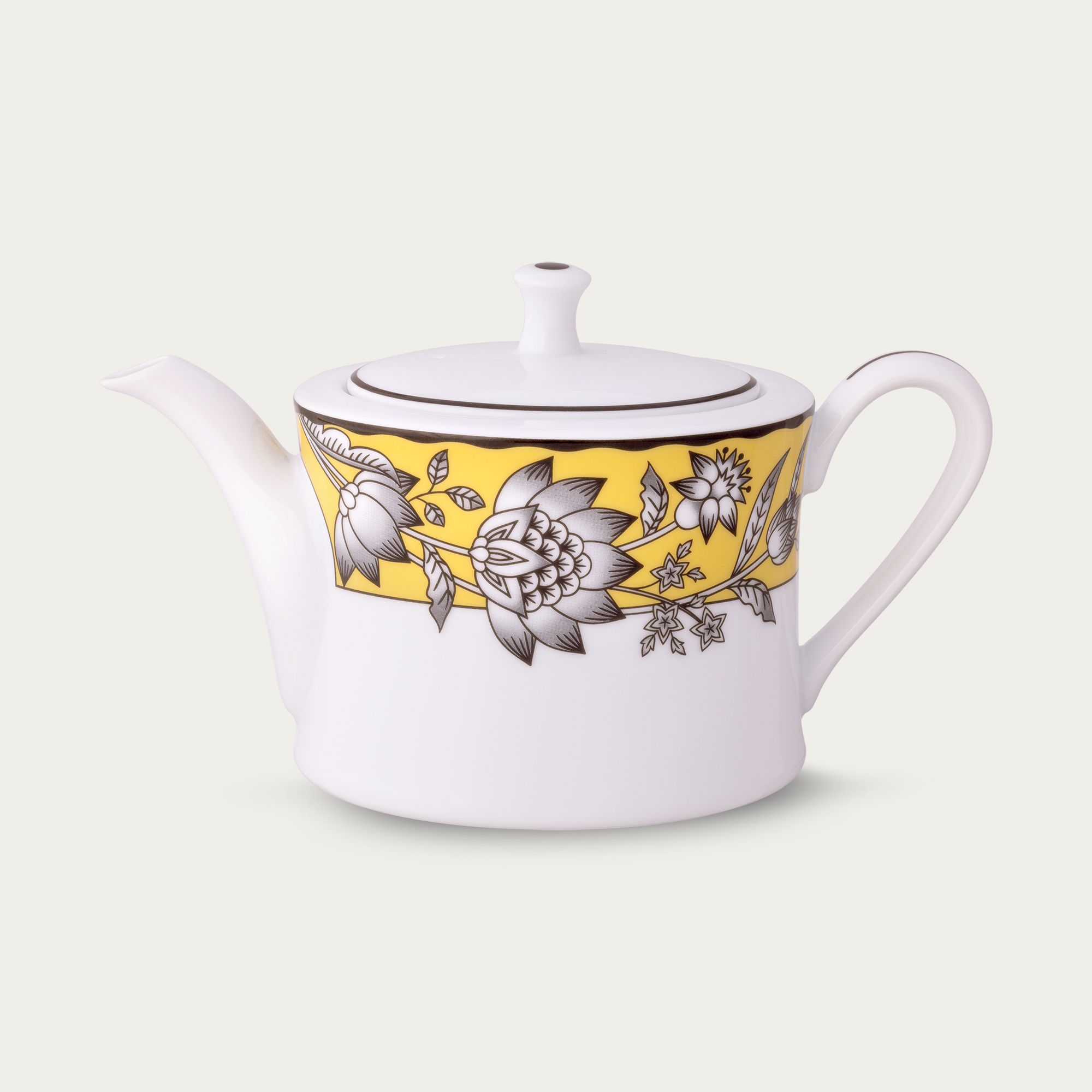  Ấm trà (bình trà) nhỏ dung tích 630ml (màu vàng) sứ trắng | Chelsea Estate 1779L - Q002GC 