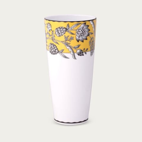  Bình hoa (lọ hoa) trang trí cao 25cm (màu vàng) sứ trắng | Chelsea Estate 1779L - T91157 
