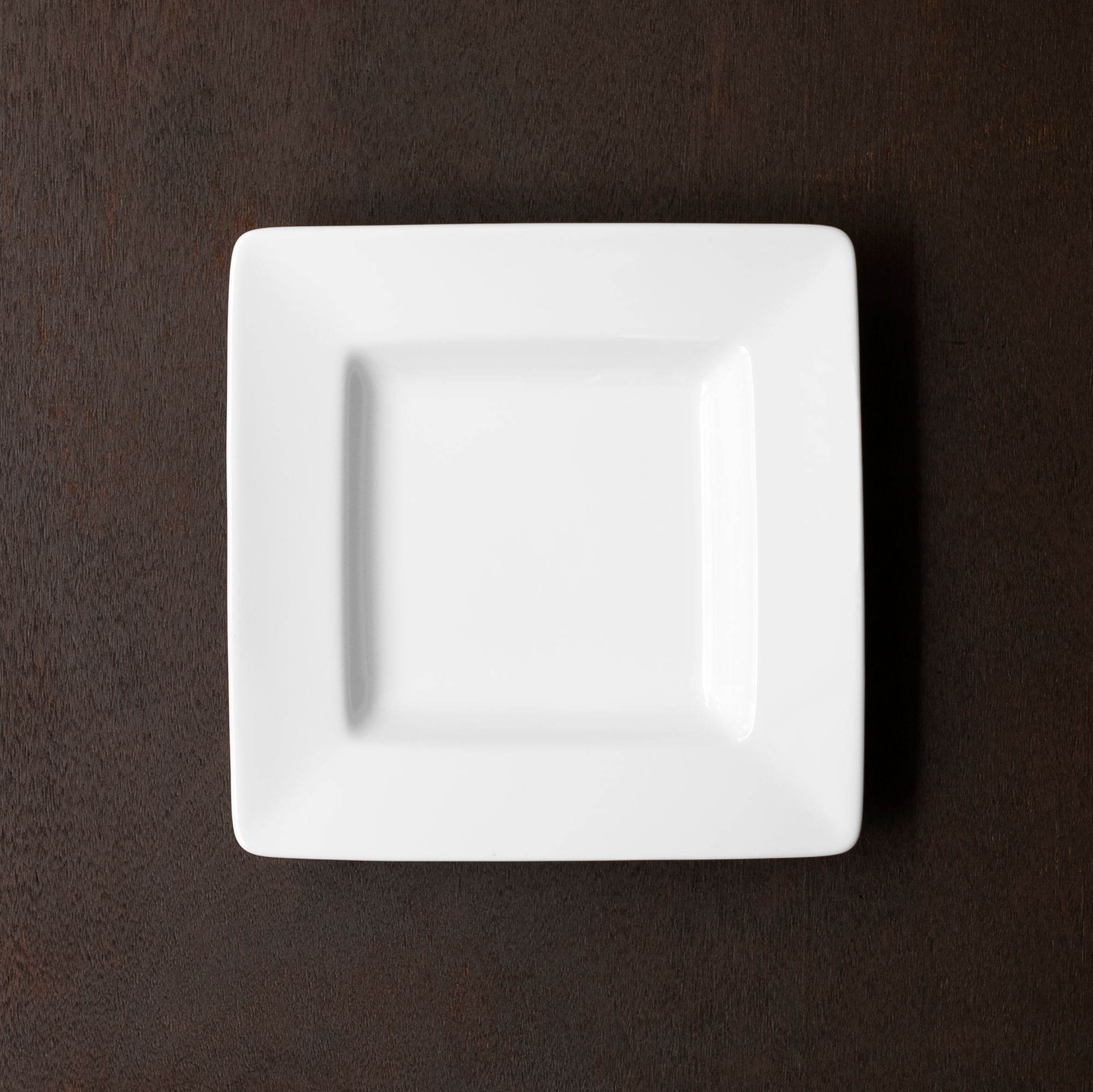  Đĩa vuông sâu lòng cỡ vừa cạnh dài 20,6cm sứ trắng | Art Stage 1609L - 91136 