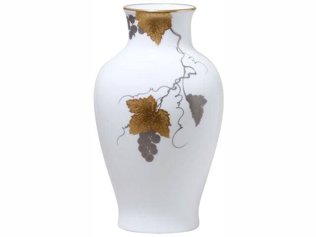  Bình hoa Okura "Nho vàng" cao 28cm màu trắng | Okura Gold Grape 1276 - 20A 