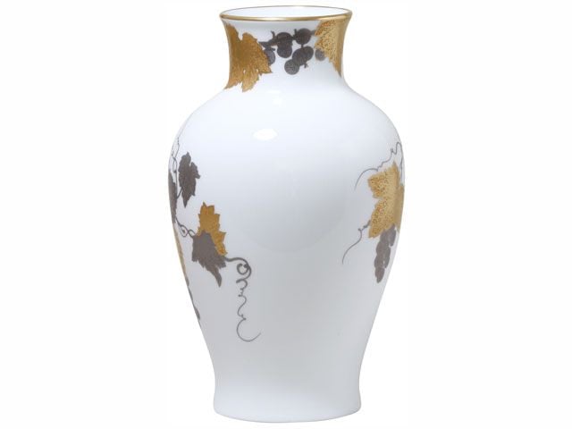  Bình hoa Okura "Nho vàng" cao 28cm màu trắng | Okura Gold Grape 1276 - 20A 