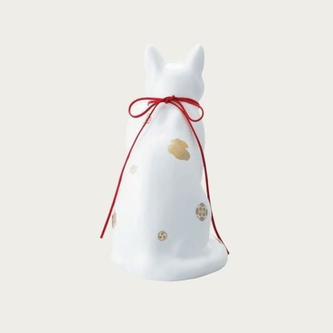  Tượng sứ mèo may mắn cao 26,5cm sứ xương cao cấp Nhật Bản | Fortune Cat AC405 - T54550B 