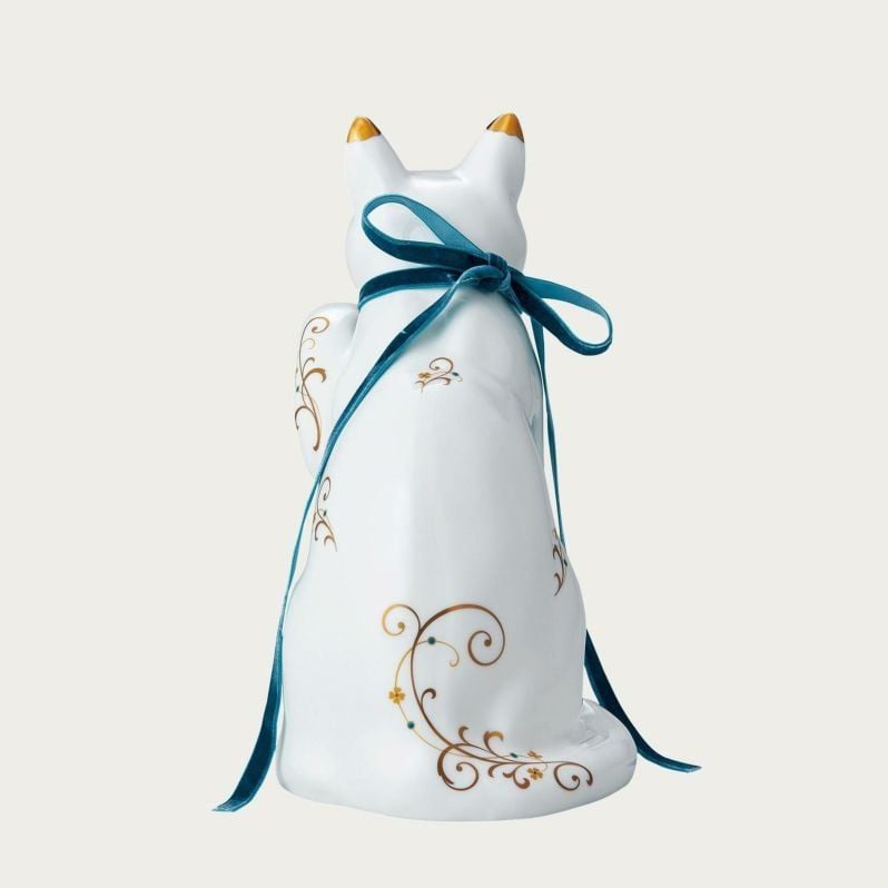  Tượng sứ mèo may mắn cao 26,3cm sứ xương cao cấp Nhật Bản | Fortune Cat AC452 - T54550 