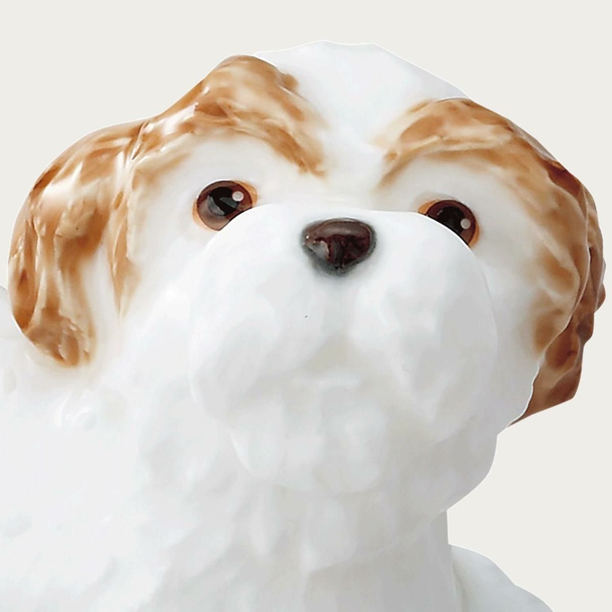  Tượng sứ cún cưng (Shih Tzu) cao 7cm sứ xương cao cấp Nhật Bản | Figurine Dog AC240 - K220 