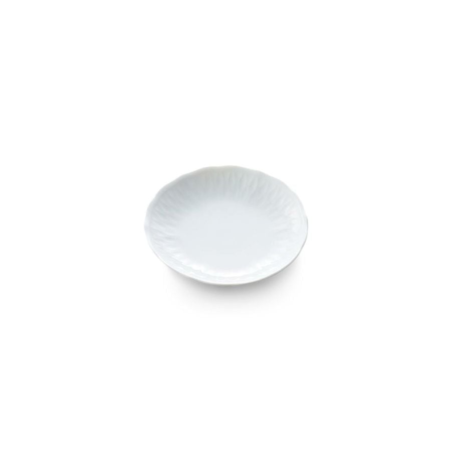  Đĩa tròn 10,1cm đựng nước chấm, gia vị sứ trắng cao cấp | Cher Blanc 1655L - 94809 