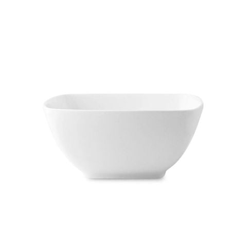  Bát (tô) đa năng hình vuông 17,4cm dung tích 660ml ăn mỳ, soup, ngũ cốc sứ xương | Plain White 4850L - 97348 