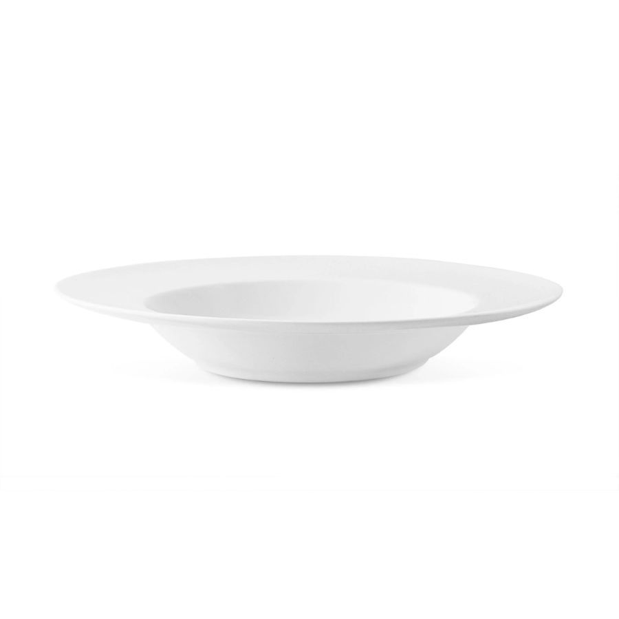  Đĩa sâu lòng 24,7cm dung tích 430ml sứ xương | Plain White 4850L - 93898 