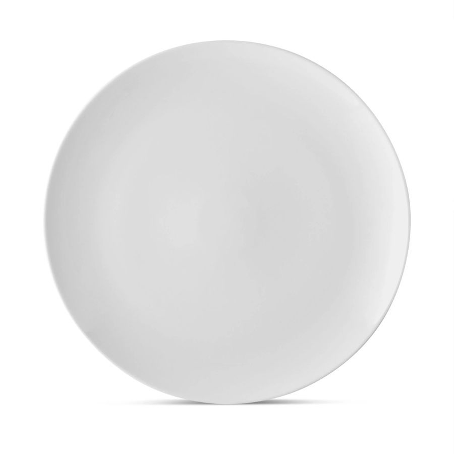  Đĩa tròn coupe cỡ lớn (LG) đường kính 32cm sứ xương | Plain White 9990L - 97506 