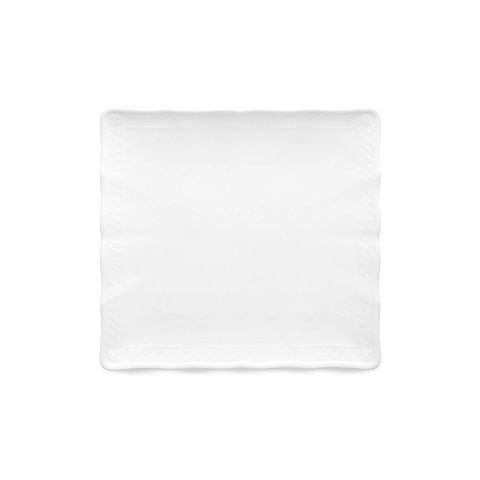  Đĩa vuông cỡ vừa cạnh dài 19,5cm sứ trắng cao cấp | Cher Blanc 1655L - 94835 