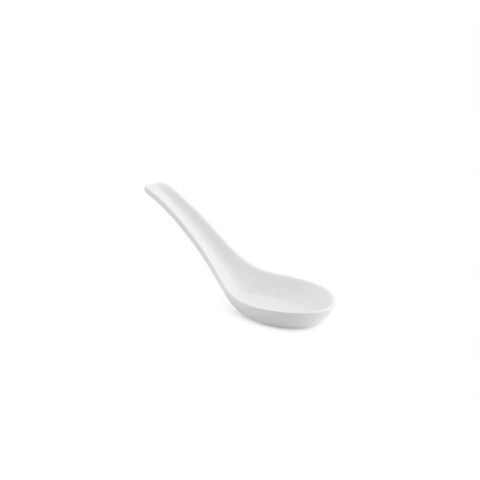  Thìa sứ (muỗng sứ) dài 14,2cm sứ xương | Plain White 9990L - 97366 