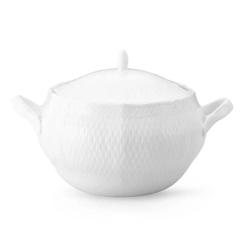  Âu cơm (thố cơm) có nắp dung tích 4.050ml sứ trắng cao cấp | Cher Blanc 1655L - 94829 