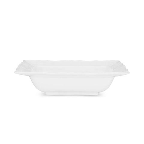  Đĩa vuông sâu lòng 20,1cm dung tích 510ml sứ trắng cao cấp | Cher Blanc 1655L - 94848 