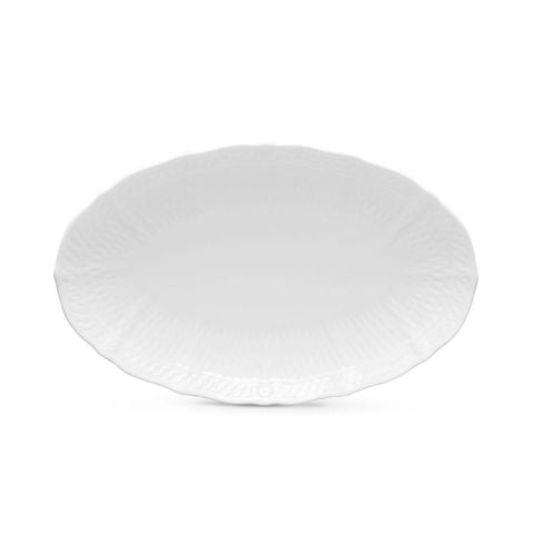  Đĩa Oval coupe cỡ nhỏ (SM) dài 26,8cm sứ trắng cao cấp | Cher Blanc 1655L - 94846 