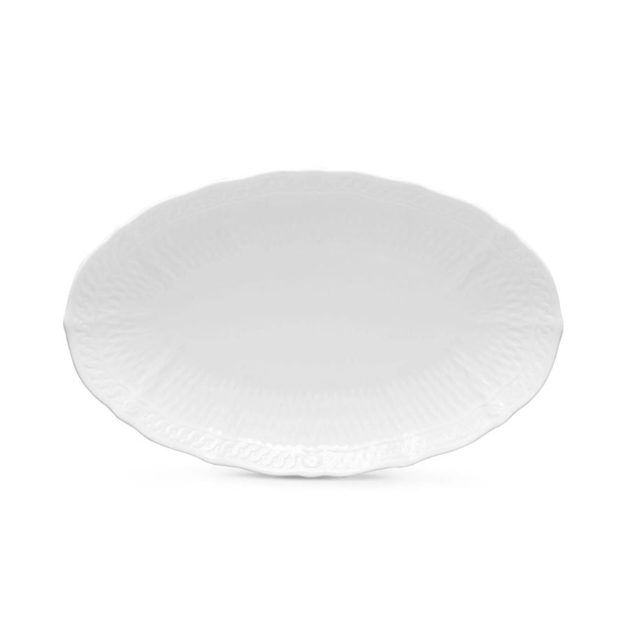  Đĩa Oval coupe cỡ nhỏ (SM) dài 26,8cm sứ trắng cao cấp | Cher Blanc 1655L - 94846 