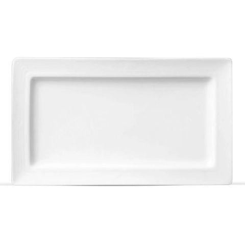  Đĩa hình chữ nhật cạnh dài 31,4cm sứ trắng | Arctic White 4000L - 91576 
