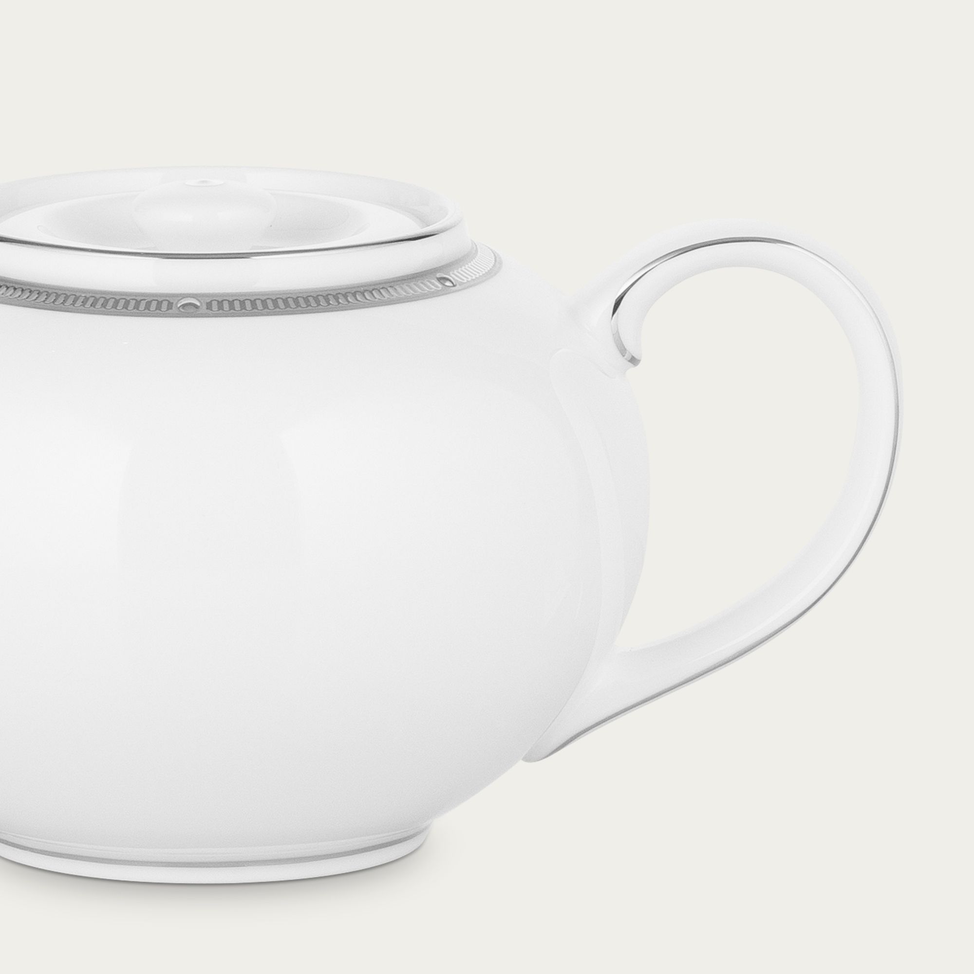  Ấm trà (bình trà) Châu Á dung tích 950ml sứ xương | Rochelle Platinum 4795L - 50129A 