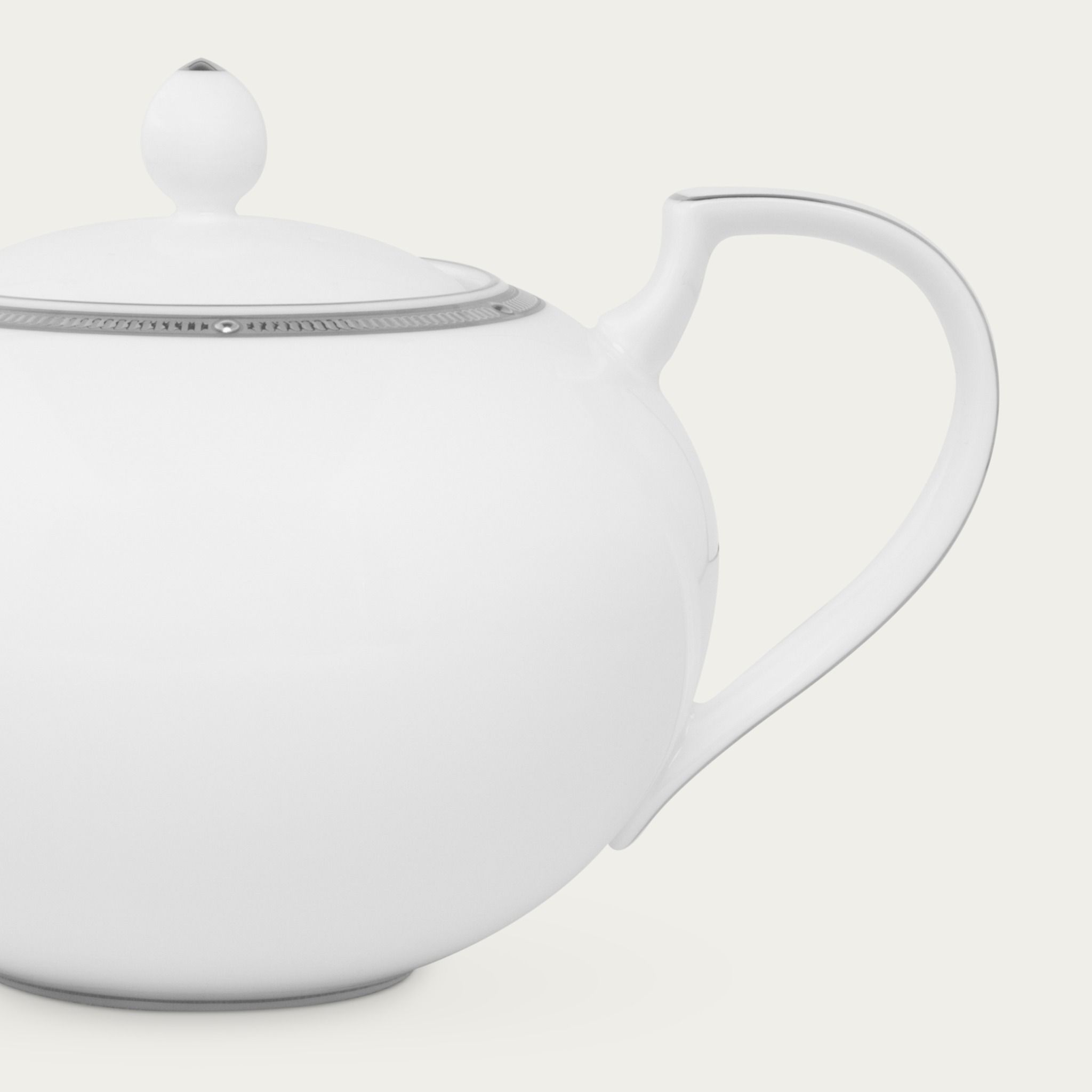  Ấm trà (bình trà) dung tích 1.150ml sứ xương | Rochelle Platinum 4795L - 59533A 