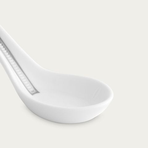  Thìa sứ (muỗng sứ) dài 12,2cm sứ xương | Rochelle Platinum 4795L - 97367 