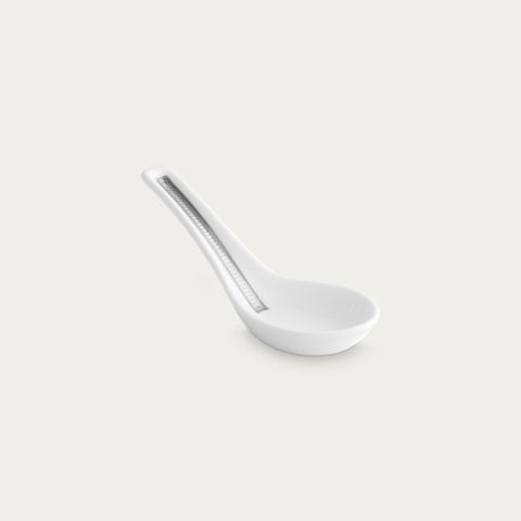  Thìa sứ (muỗng sứ) dài 12,2cm sứ xương | Rochelle Platinum 4795L - 97367 
