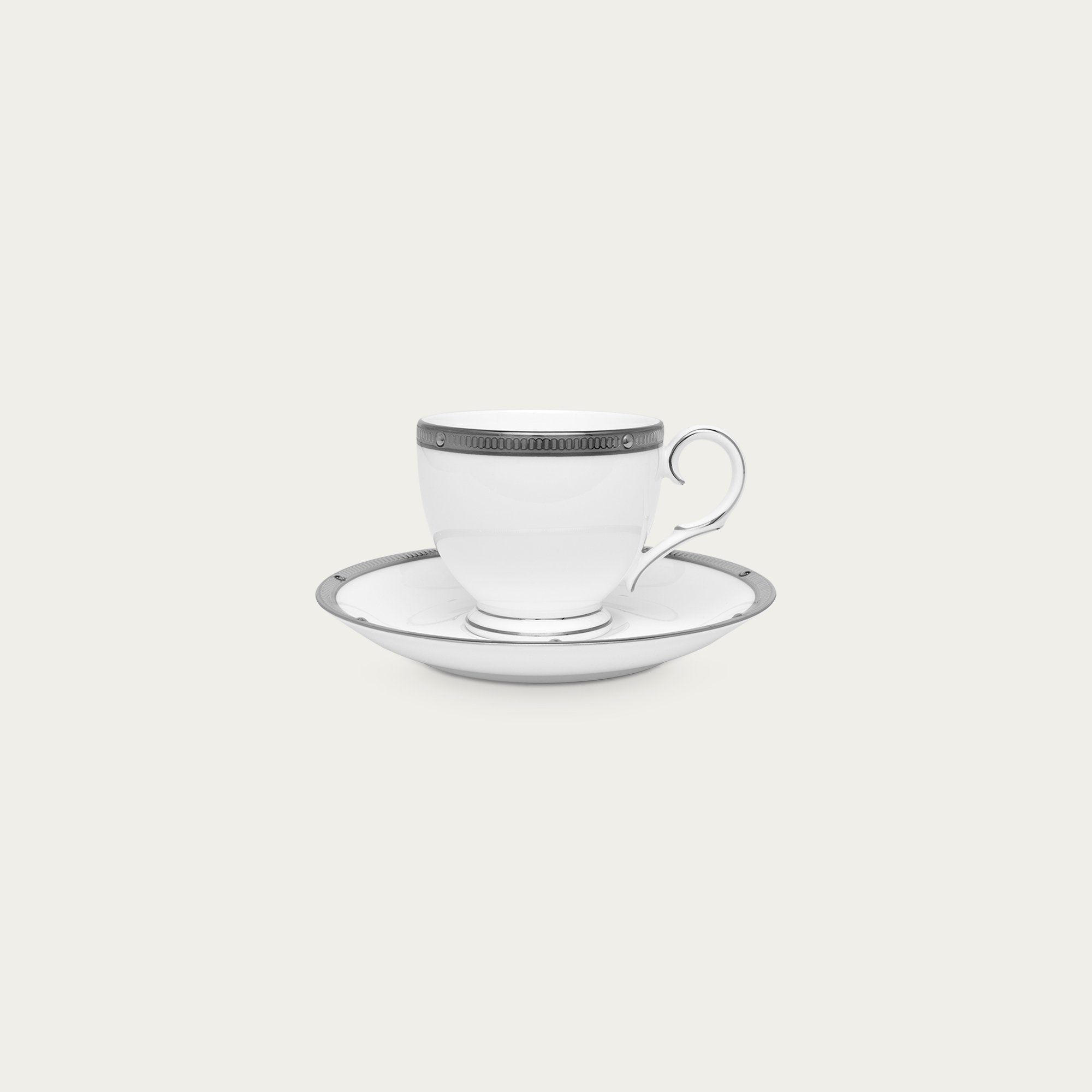 Chén trà (tách trà) nhỏ 105ml kèm đĩa lót | Rochelle Platinum 4795L-T50792A 