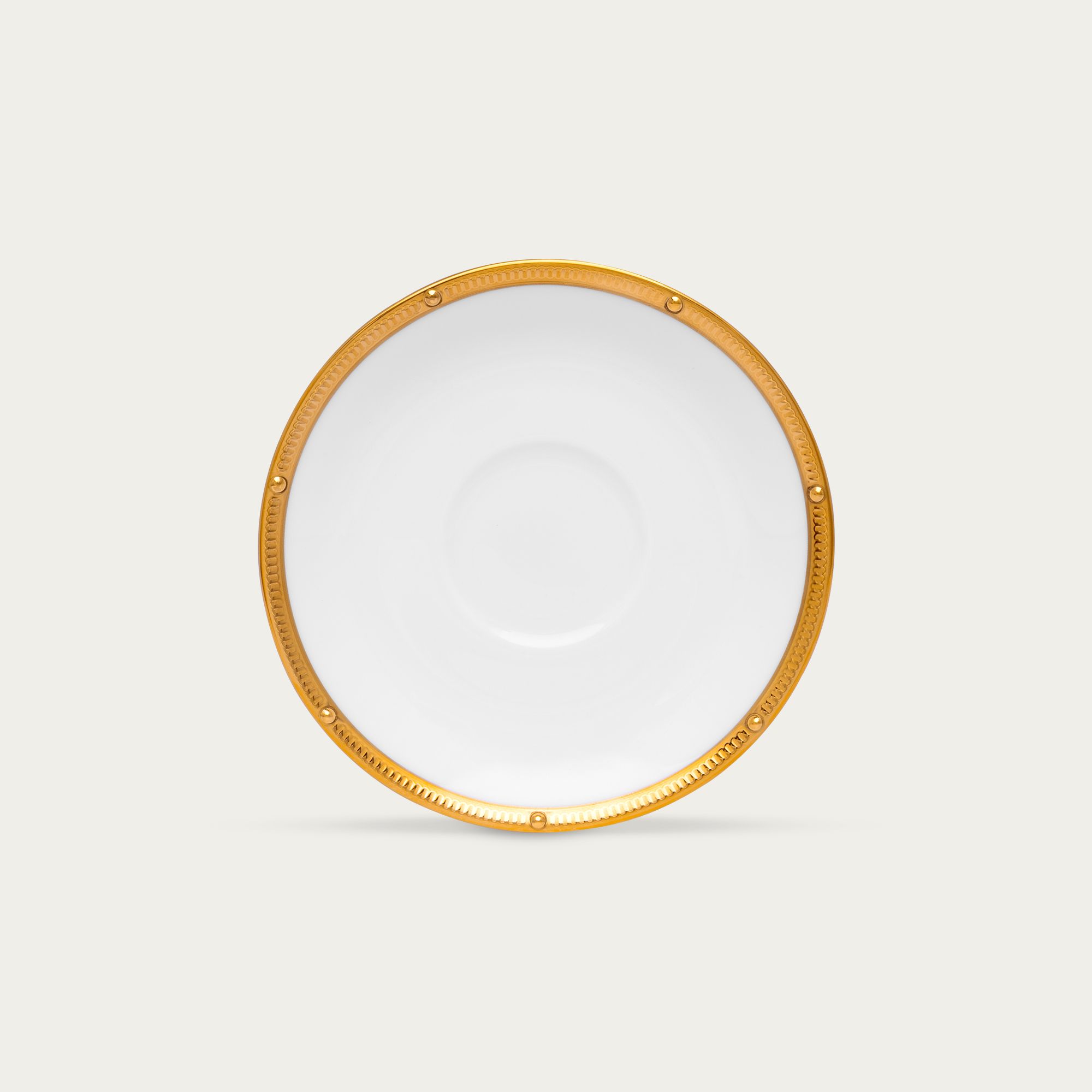  Đĩa tròn 12,2cm lót chén trà (tách trà) nhỏ 105ml | Rochelle Gold 4796L-50792SA 