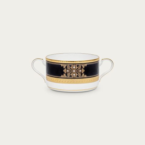  Bát (chén) 295ml ăn súp kem (creamsoup) có quai cầm sứ xương Nhật Bản | Evening Majesty 4818J - 59572C 