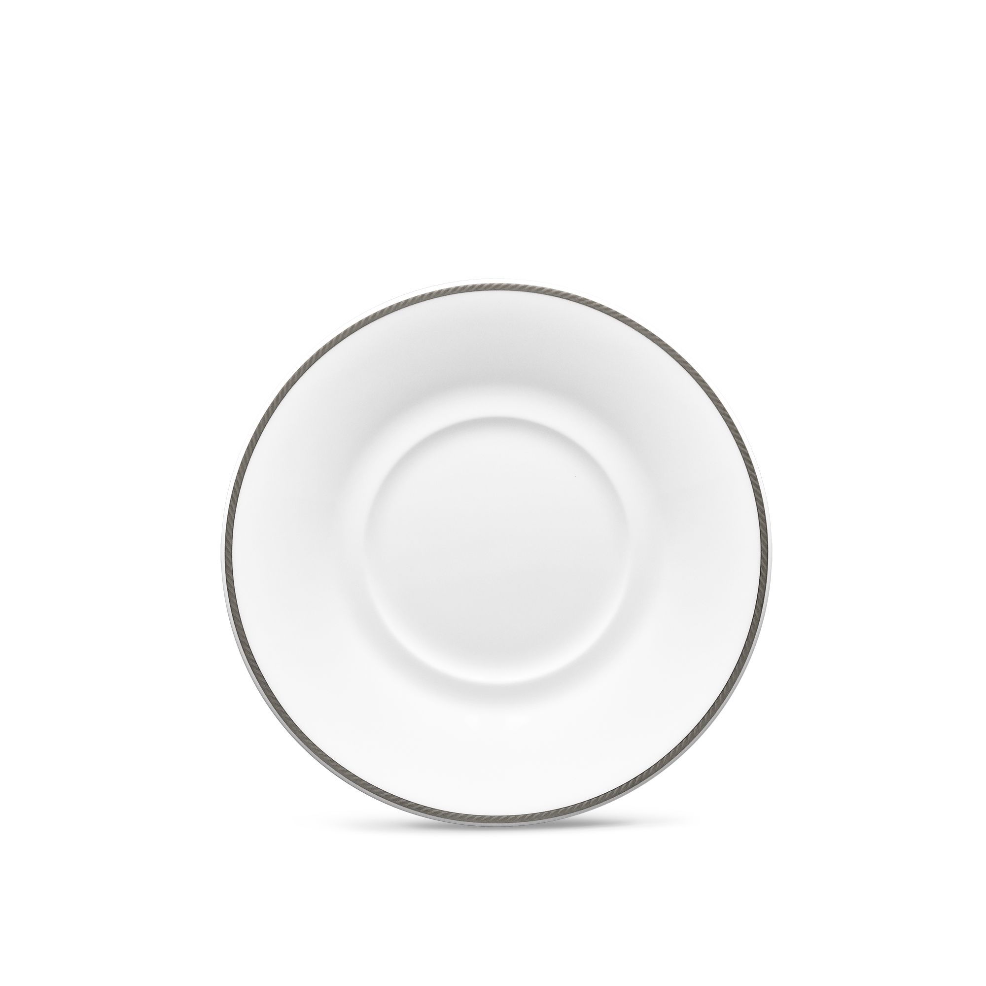  Đĩa tròn 15,1cm lót chén trà (tách trà) (đặc biệt - trắng) 240ml | Aidan 4867L-93687S 