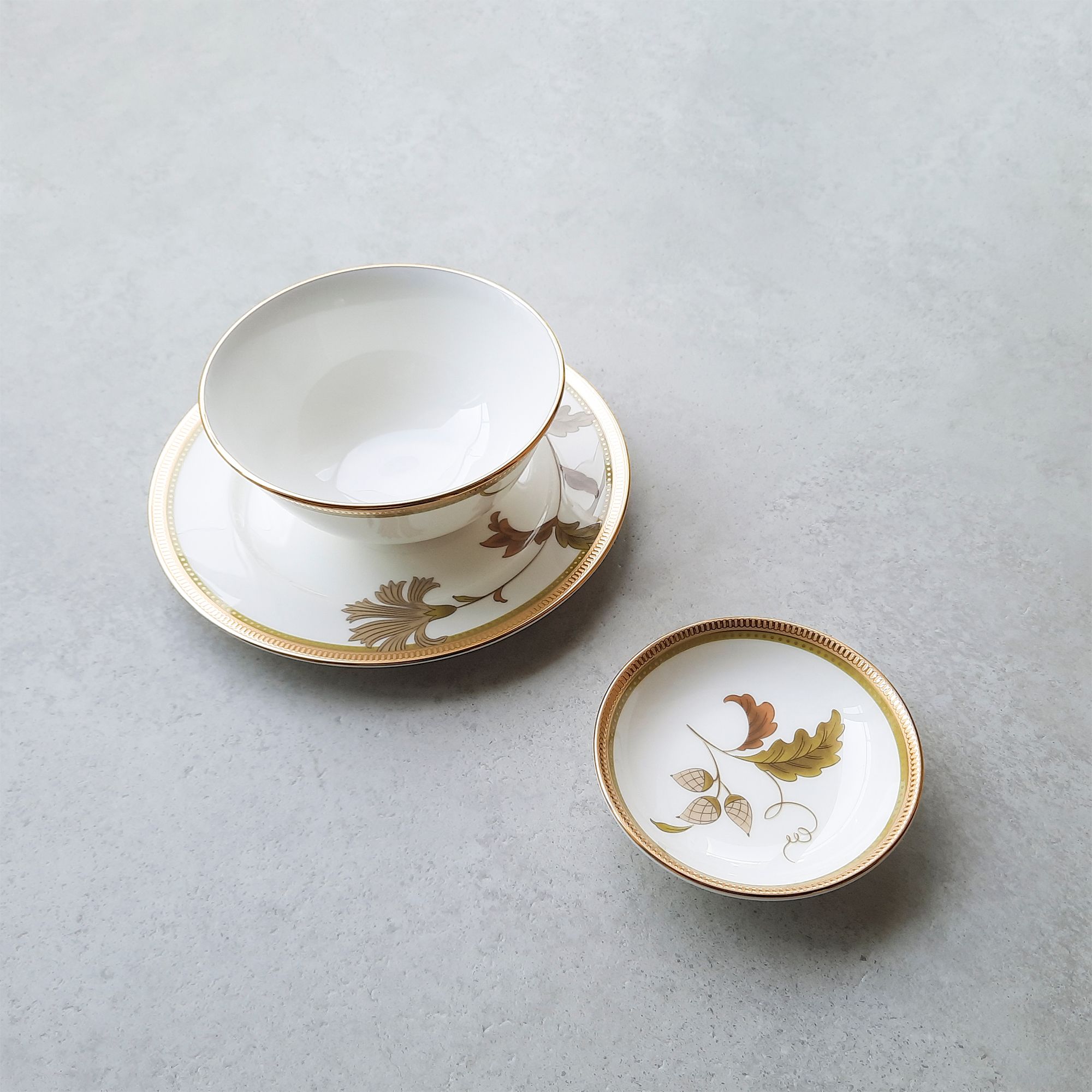  Đĩa tròn 9,7cm đựng nước chấm, gia vị sứ xương | Islay 4885L - 59714A 