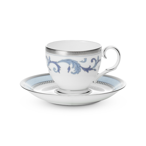  Chén trà (tách trà) dung tích 250ml kèm đĩa lót sứ xương | Sonnet In Blue 4893L - T50788A 