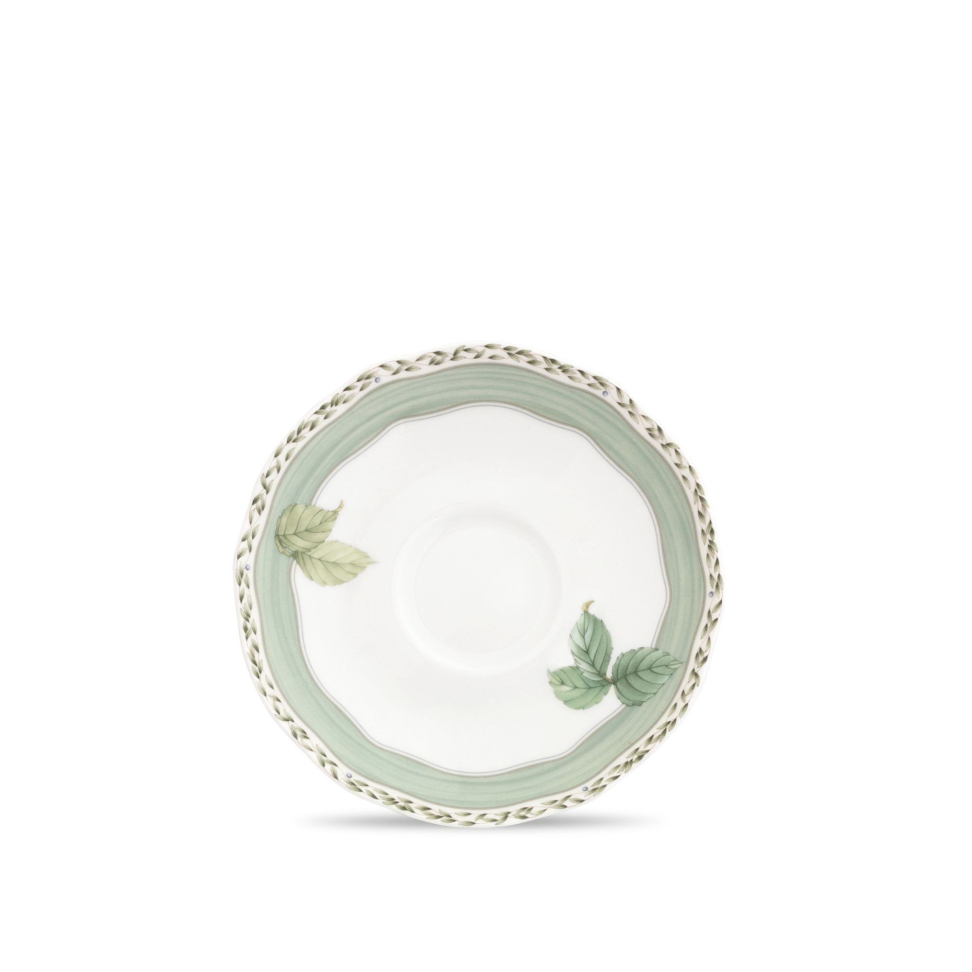  Đĩa lót chén trà (tách trà) màu xanh 153mm  | Orchard Garden 4911-1L-97889S 
