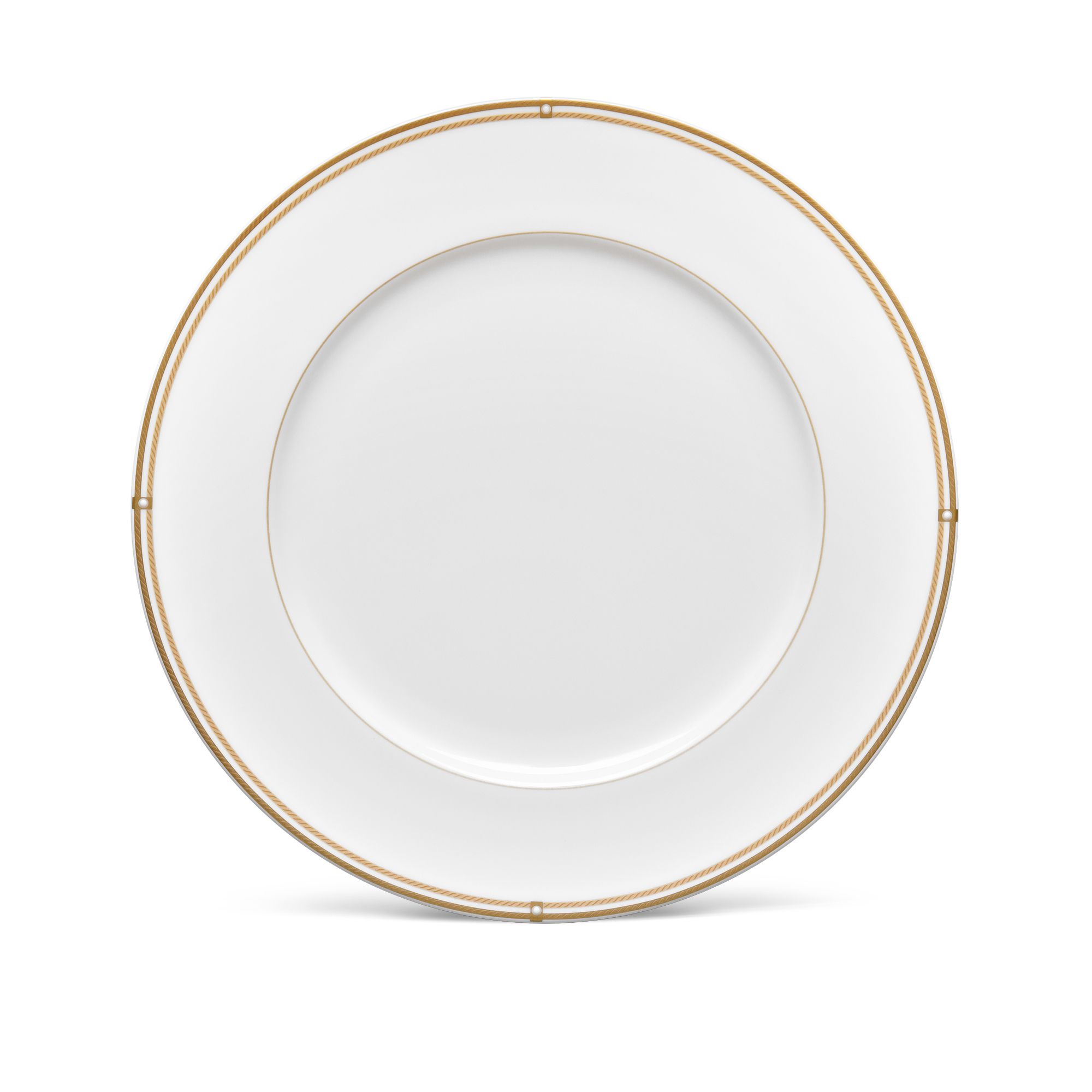  Đĩa tròn cỡ lớn đường kính 28,1cm sứ xương | Aidan Gold 4941L - 97320 