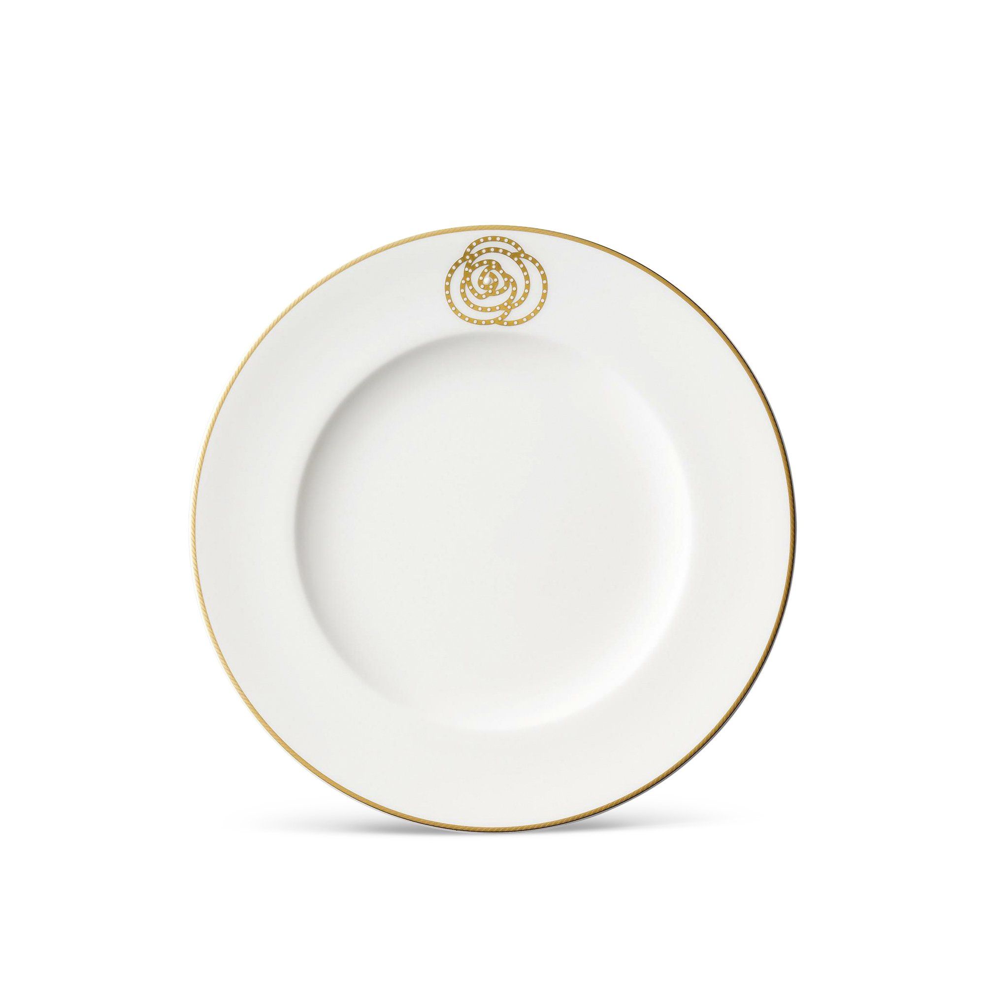 Đĩa tròn cỡ vừa (đặc biệt - Trắng) đường kính 24,5cm sứ xương | Aidan Gold 4941-2L - 97316 