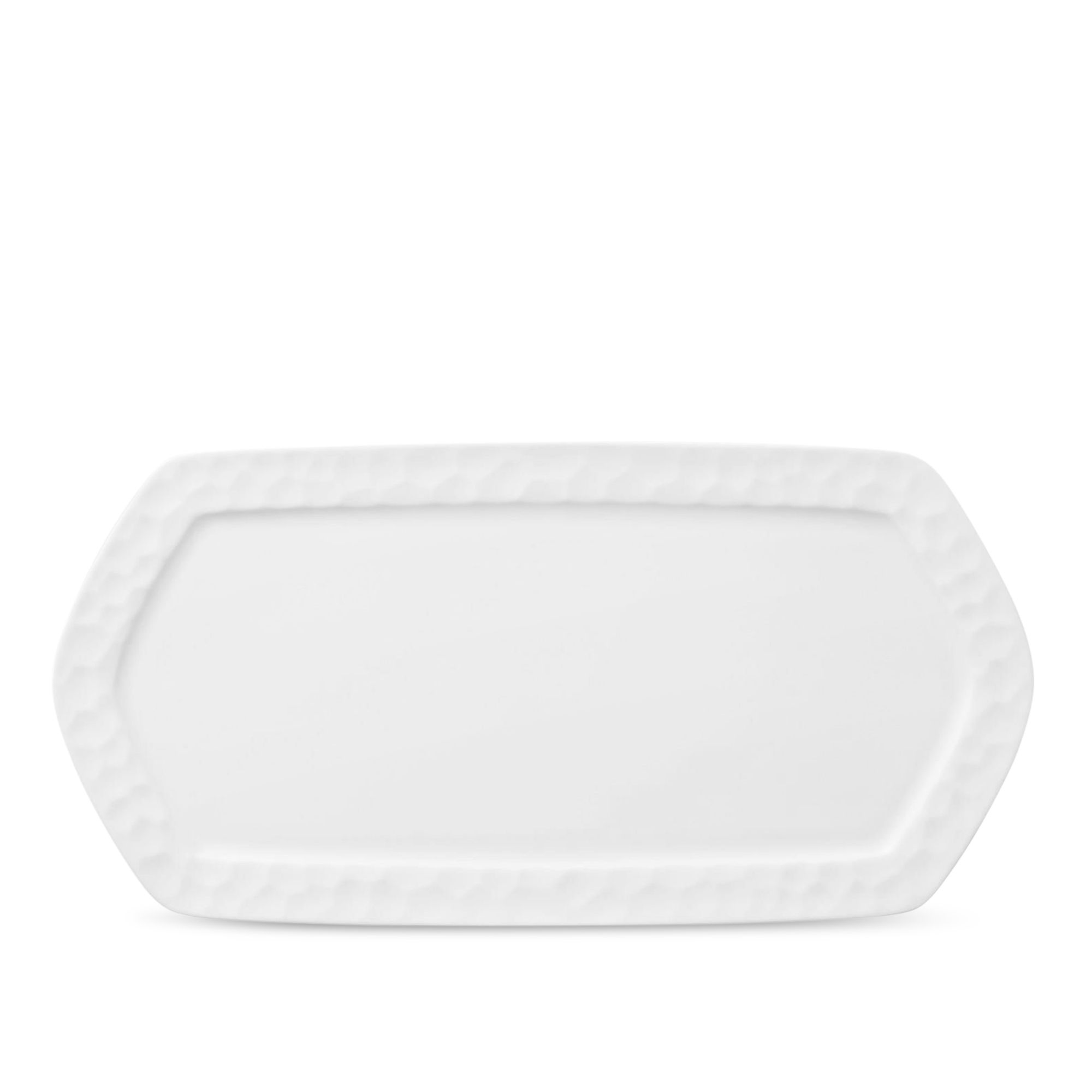  Đĩa hình lục giác (Hexagon) dài 40,4cm sứ xương | Conjunto 4943L - 93976 