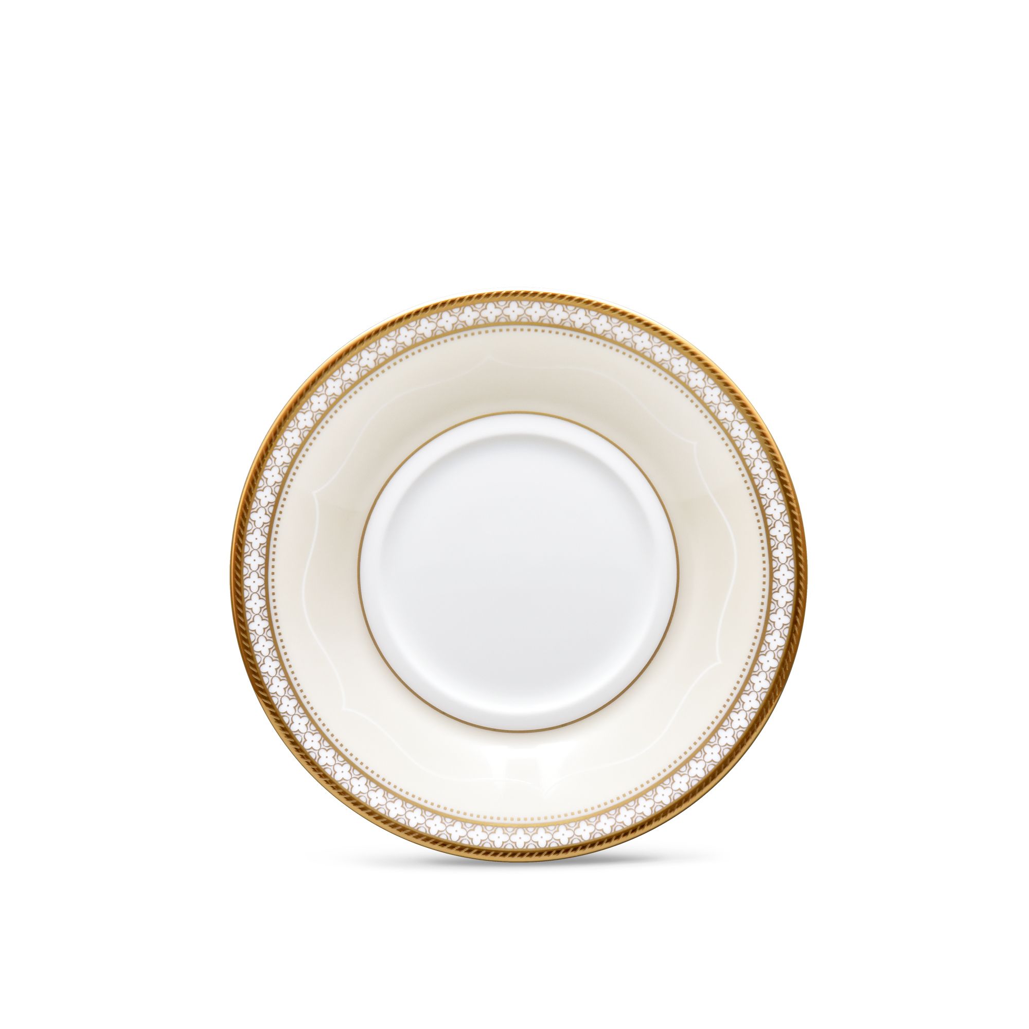  Đĩa tròn 15,1cm lót chén trà (tách trà) 245ml |  Trefolio Gold 4945L-93687S 