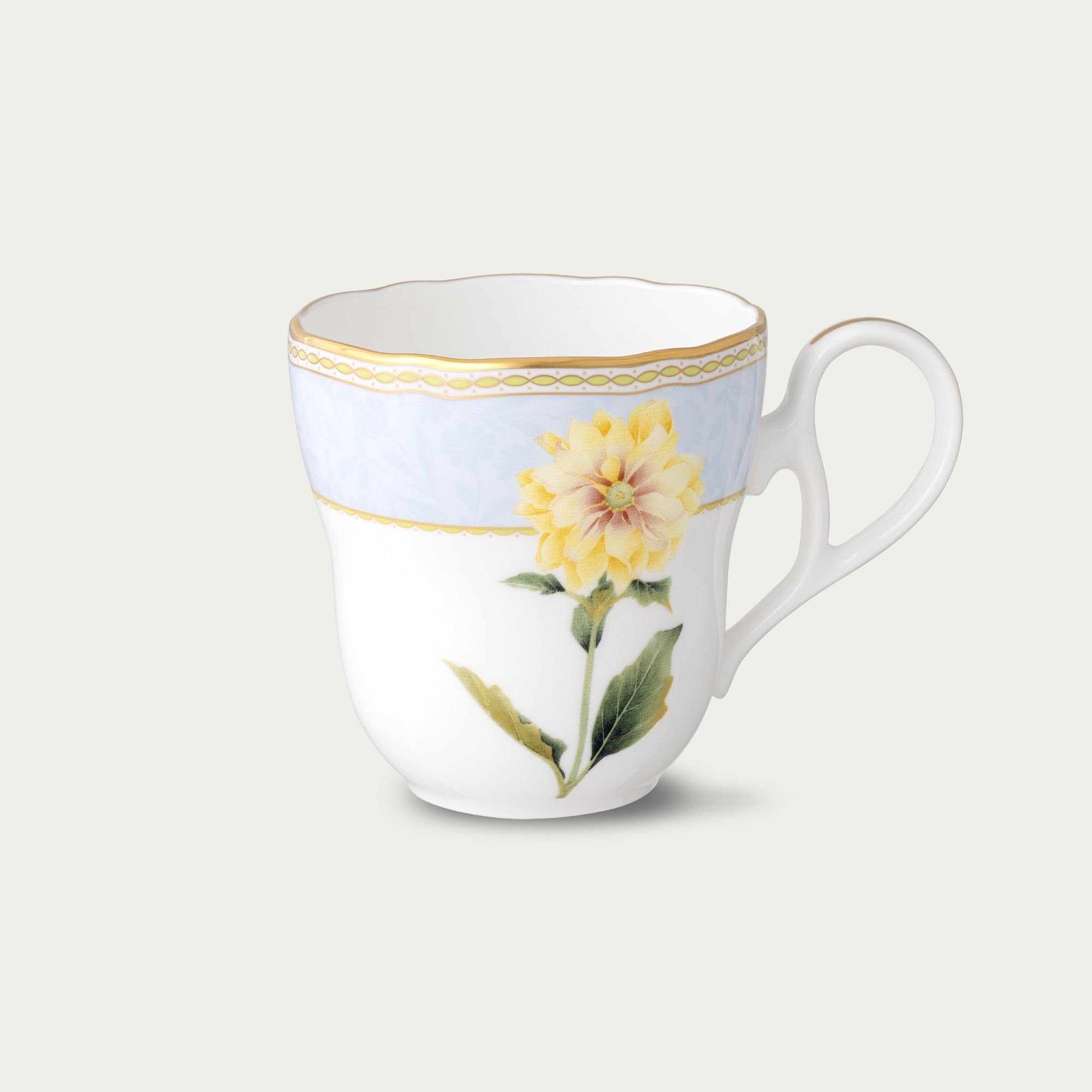  Cốc (ly) uống nước, cà phê dung tích 375ml sứ xương | Harvest Dream 4989-3L - Q001FC 