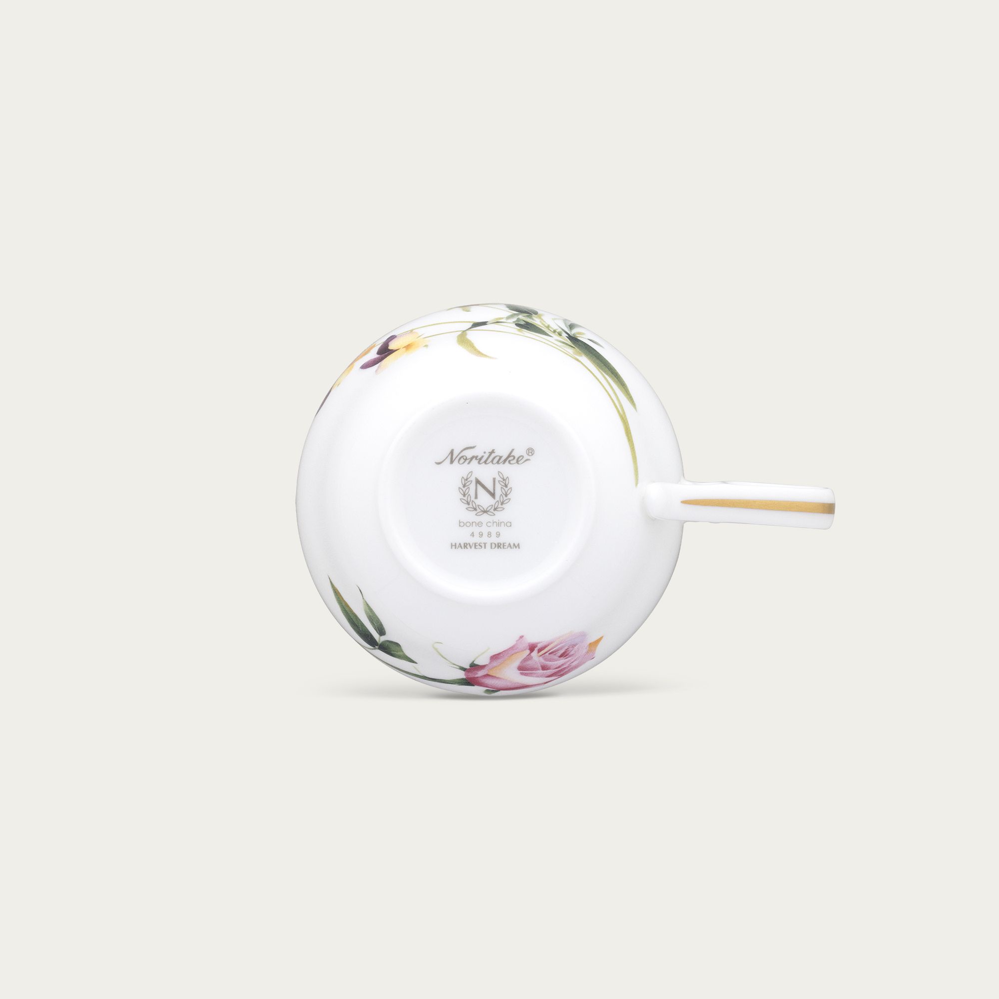  Chén trà (tách trà) dung tích 250ml kèm đĩa lót sứ xương | Harvest Dream 4989L - Q002FA 