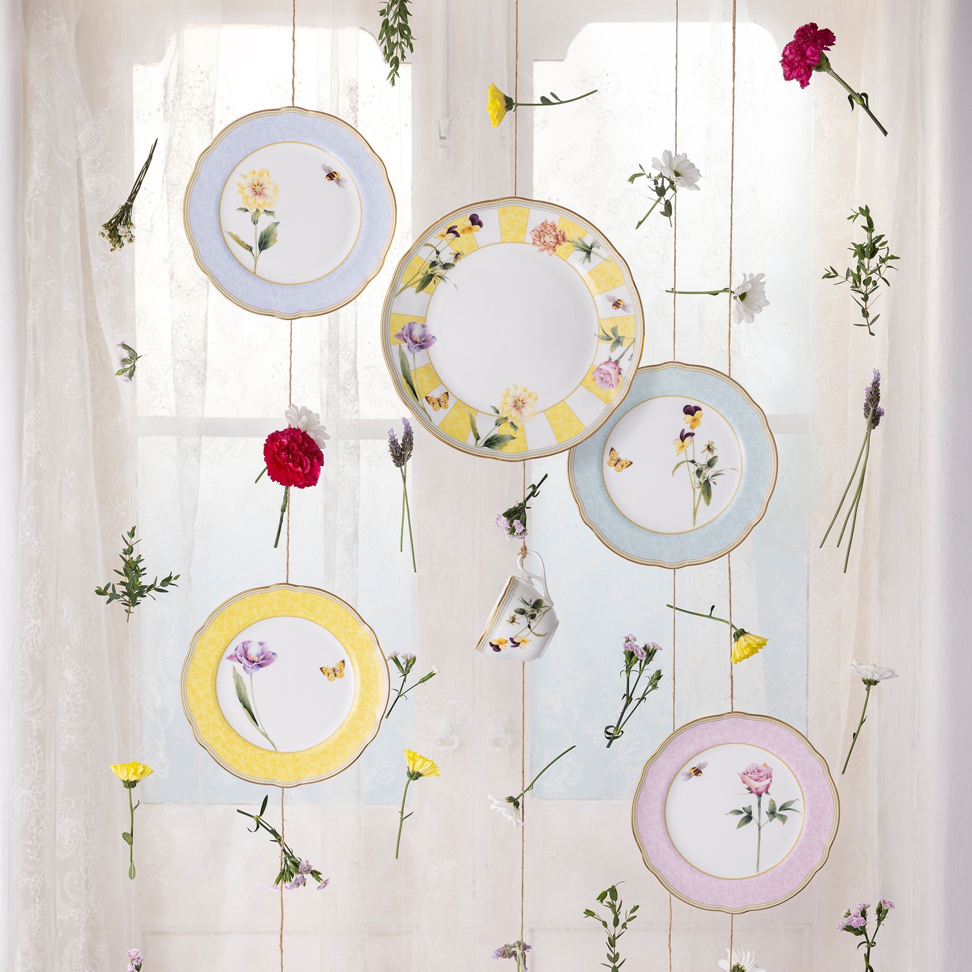  Đĩa tròn cỡ vừa đường kính 22cm sứ xương | Harvest Dream 4989-2L - 97811 