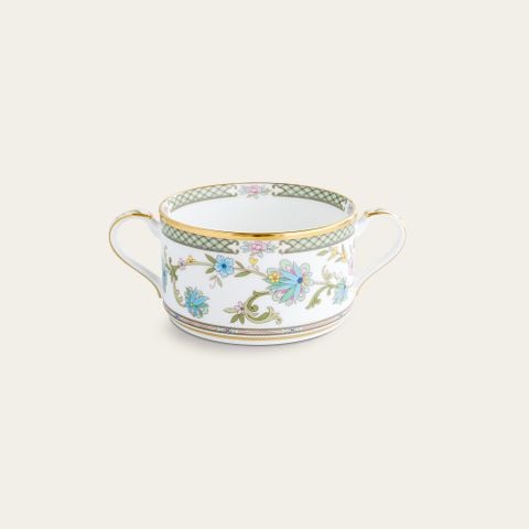  Bát (chén) 295ml ăn súp kem (creamsoup) có quai cầm sứ xương Nhật Bản | Yoshino 9983J - 59572C 