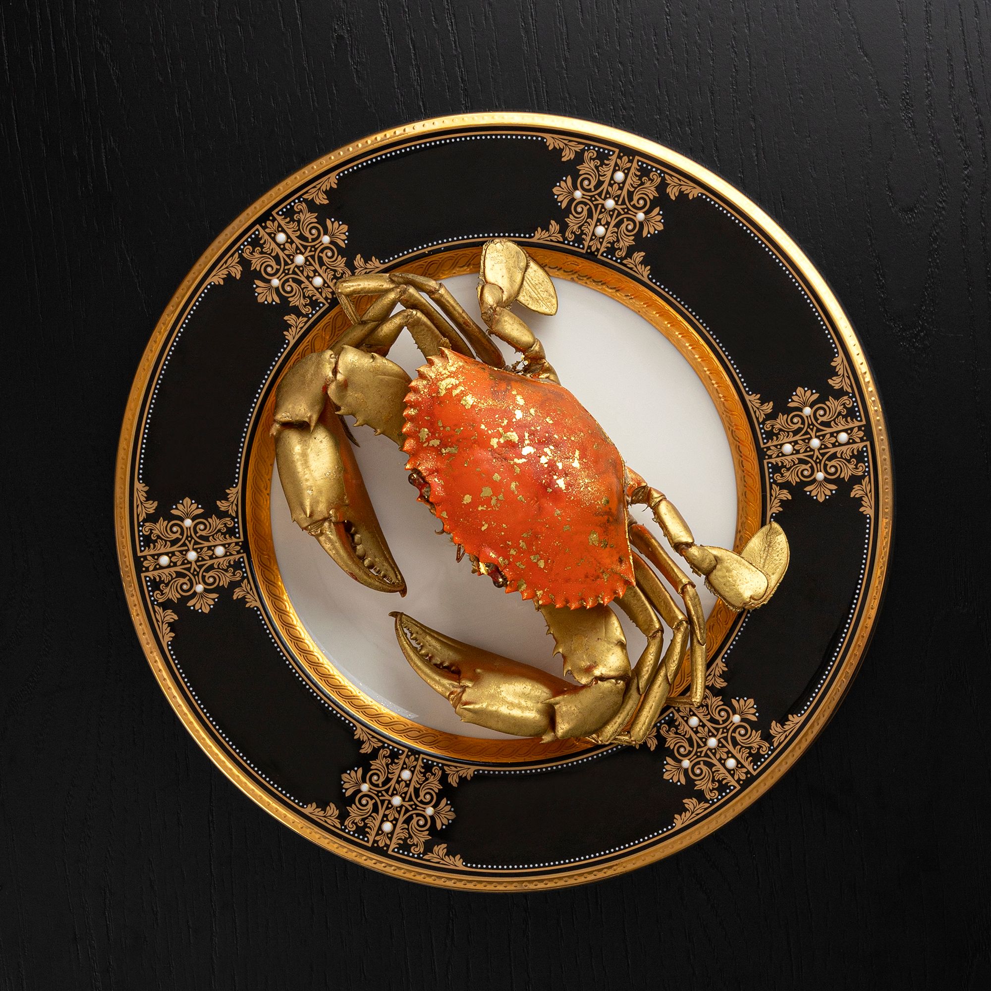  Đĩa tròn cỡ lớn đường kính 27,6cm sứ xương Nhật Bản | Evening Majesty 4818J - 59520 