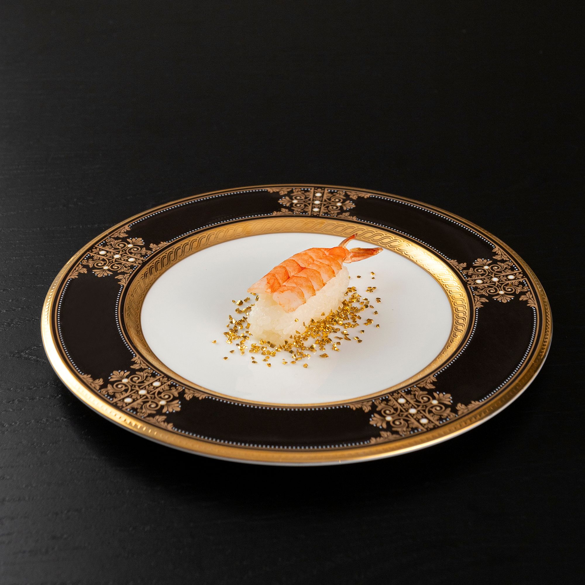 Đĩa tròn cỡ vừa đường kính 21,8cm sứ xương Nhật Bản | Evening Majesty 4818J - 59511 