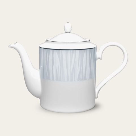  Ấm trà (bình trà) dung tích 1.500ml sứ trắng | Glacier Platinum 1702L - 91023 