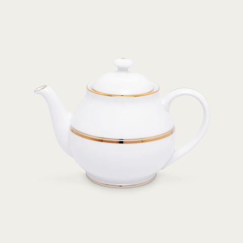  Ấm trà (bình trà) nhỏ dung tích 780ml sứ trắng | Gloria L553L - 91160 