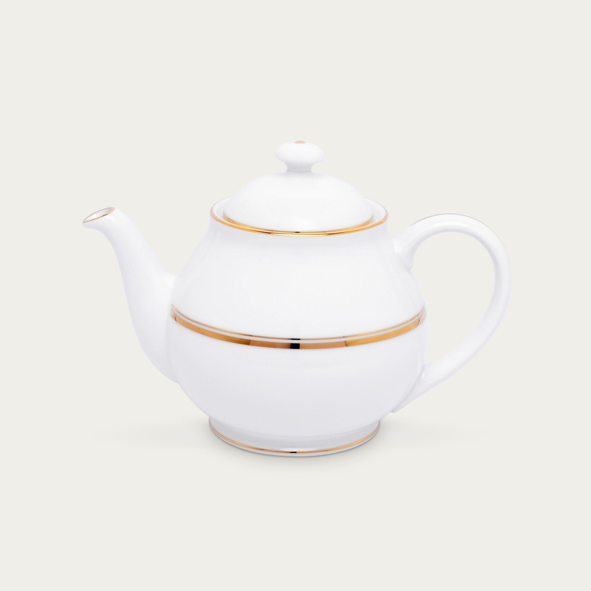  Ấm trà (bình trà) nhỏ dung tích 780ml sứ trắng | Gloria L553L - 91160 