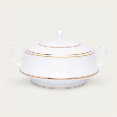  Âu cơm (thố cơm) có nắp dung tích 1.800ml sứ trắng | Gloria L553L - 91129 