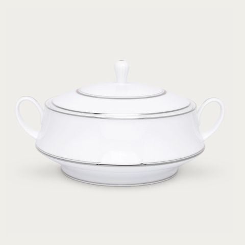  Âu cơm (thố cơm) có nắp dung tích 1.800ml sứ trắng | Galaxy L554L - 91129 