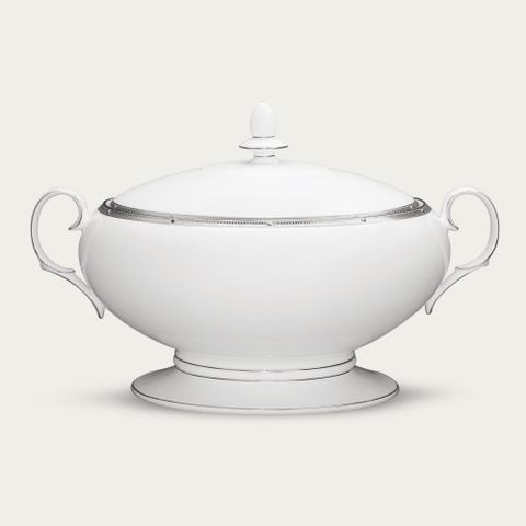  Âu cơm (thố cơm) có nắp dung tích 2.200ml sứ xương | Rochelle Platinum 4795L - 50729A 