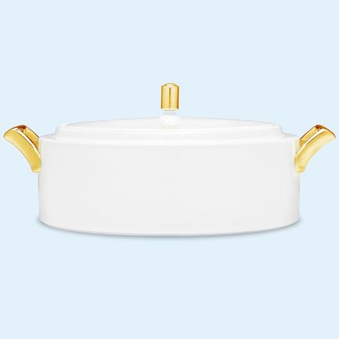  Âu cơm (thố cơm) có nắp dung tích 3.500ml sứ xương | Accompanist 4886L - 93629 
