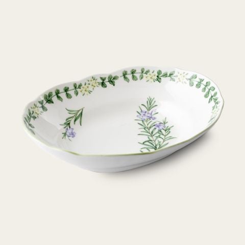  Bát canh (tô canh) Oval dài 25cm sứ xương | English Herbs 4942L - 97838 