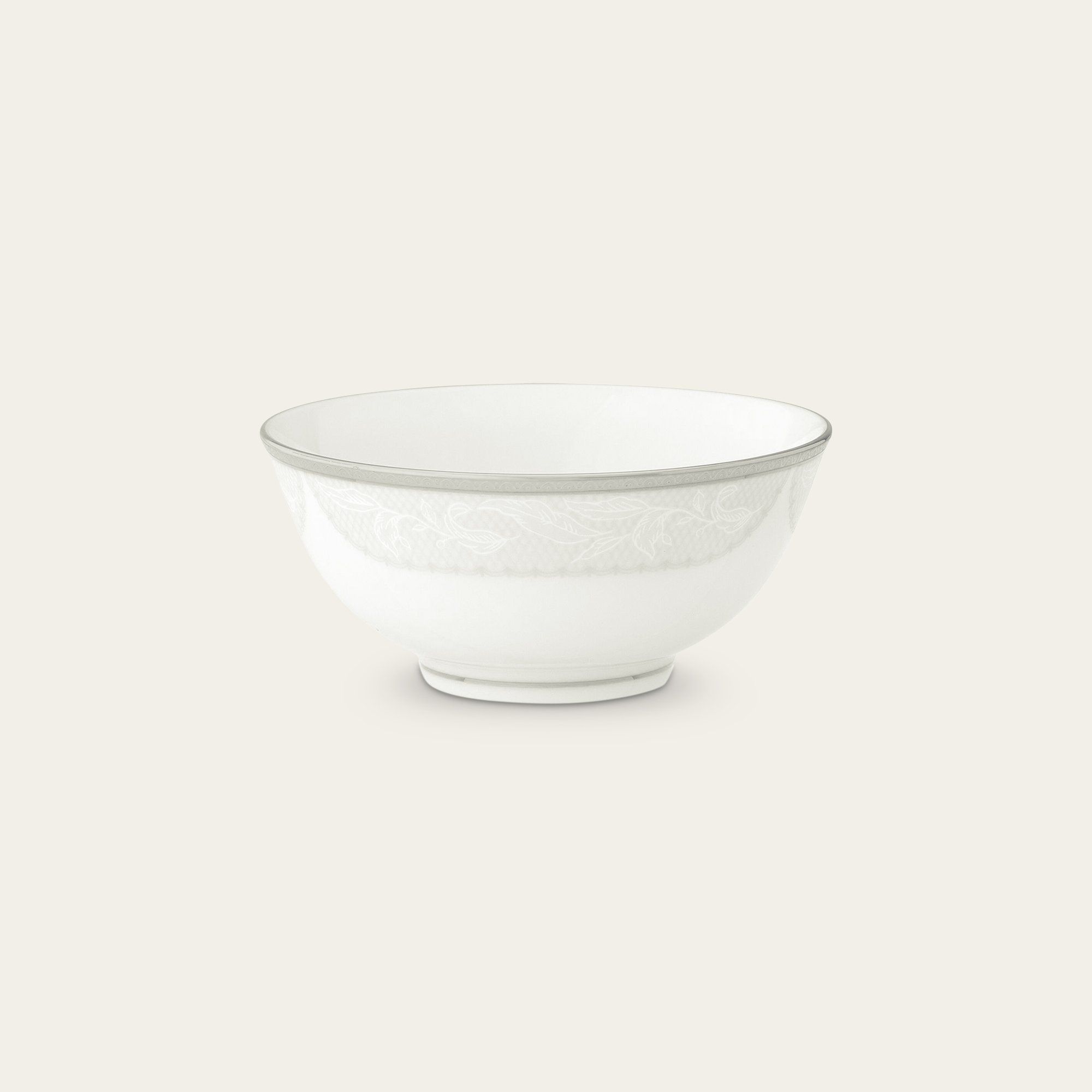 Bát cơm (chén cơm) 12,2cm dung tích 320ml sứ trắng | Flanders Platinum 1715L - 91481 