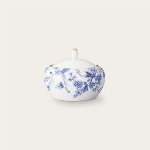  Bình (hũ) đường có nắp đậy dung tích 215ml sứ xương | Blue Sorrentino 4562L - T50527A 